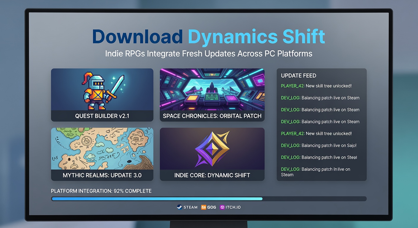 Players engaging with updated indie RPG content on PC during summer 2026